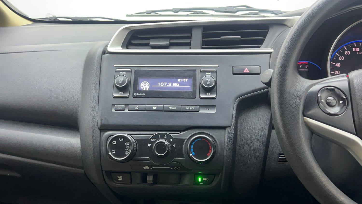 Used 2017 Honda Jazz S Petrol Petrol Manual interior MUSIC SYSTEM & AC CONTROL VIEW