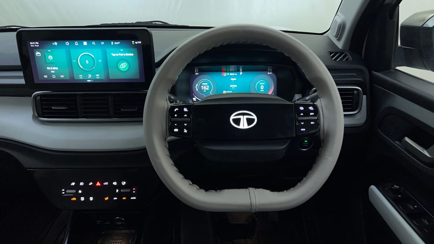 Used 2026 Tata Punch EV Empowered Plus S long Range 7.2 Fast Charger Electric Automatic interior STEERING VIEW