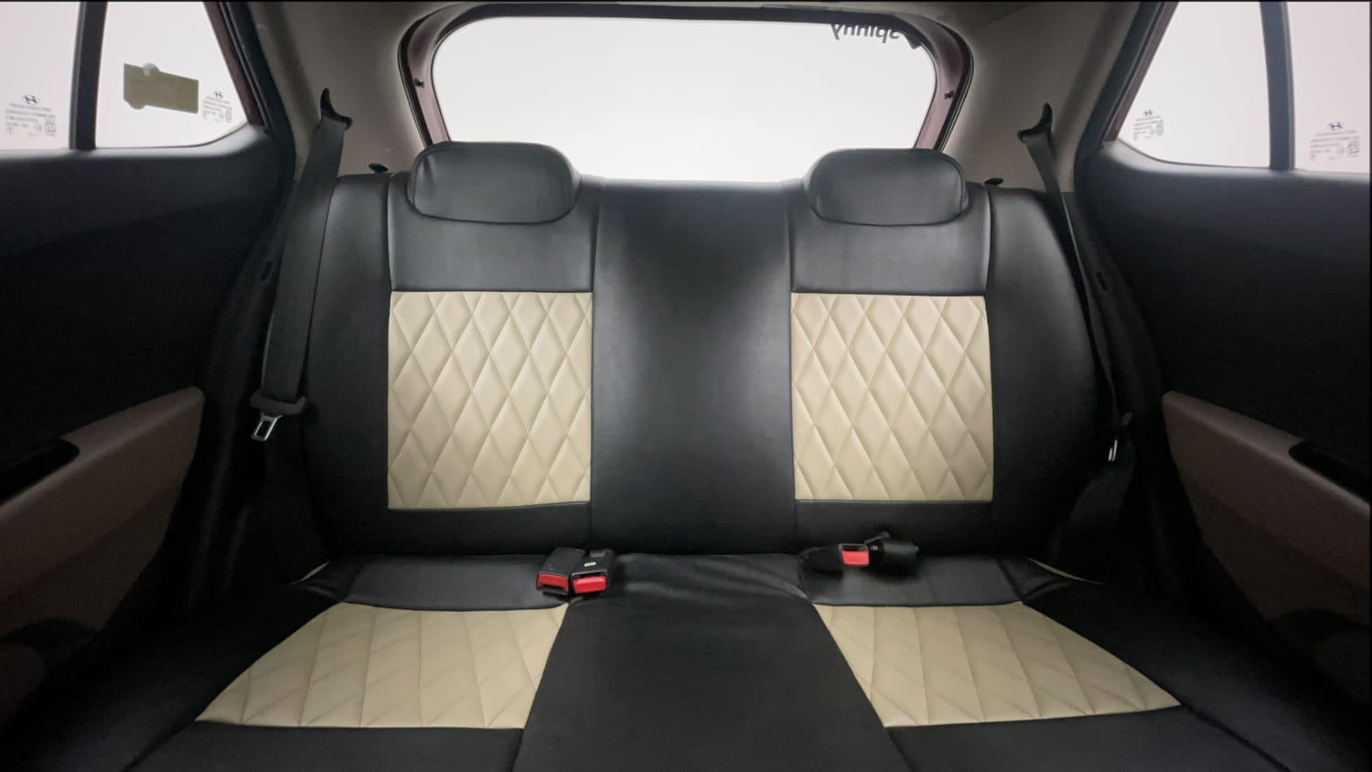 Used 2016 Hyundai Grand i10 Magna 1.2 Kappa VTVT Petrol Manual interior REAR SEAT CONDITION VIEW
