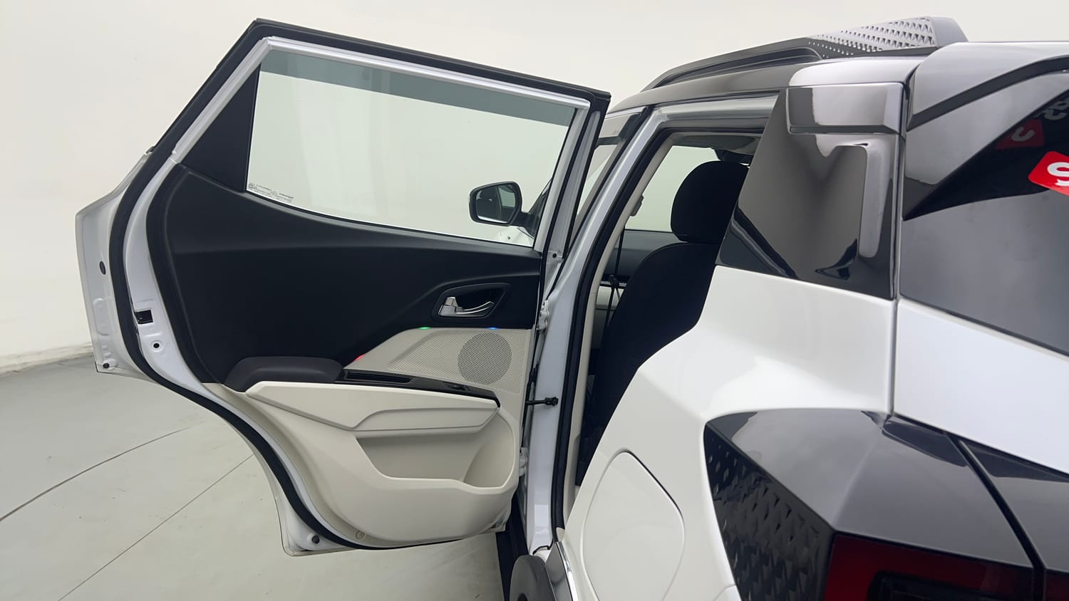 Used 2024 Mahindra XUV 3XO AX5 1.2 Petrol AT Petrol Automatic interior LEFT REAR DOOR OPEN VIEW