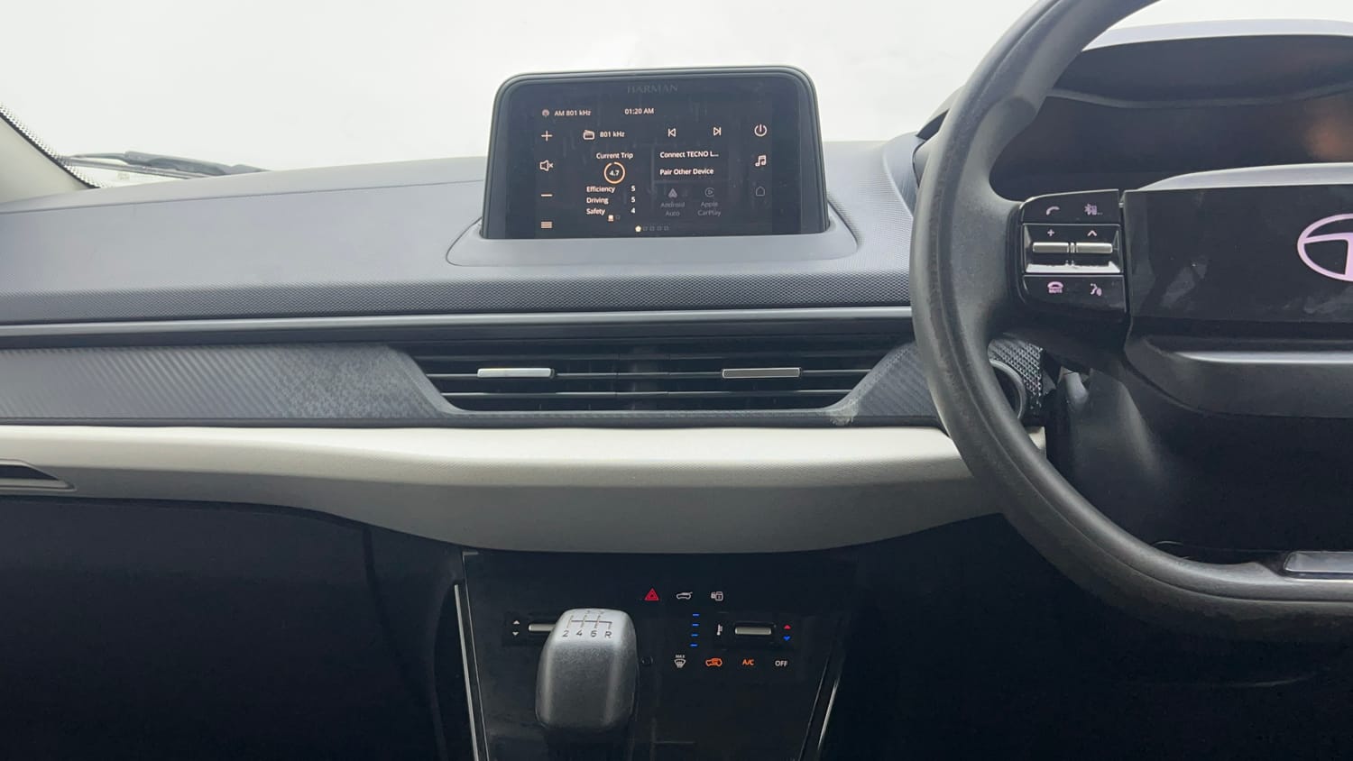 Used 2023 Tata Nexon Pure S 1.2 Revotron Petrol 6MT Petrol Manual interior MUSIC SYSTEM & AC CONTROL VIEW
