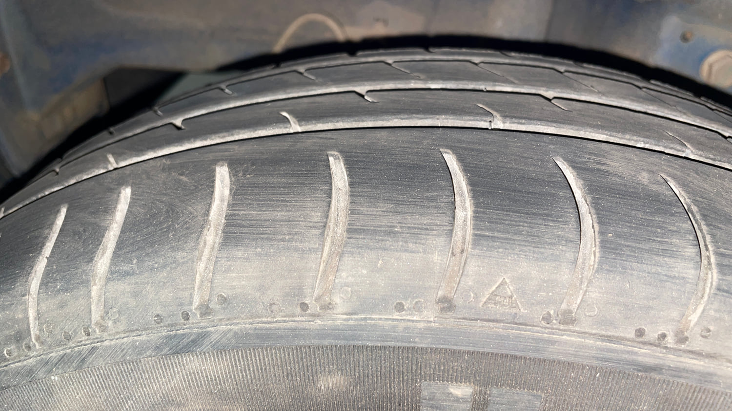 Used 2012 Hyundai Eon Sportz Petrol Manual tyres RIGHT REAR TYRE TREAD VIEW