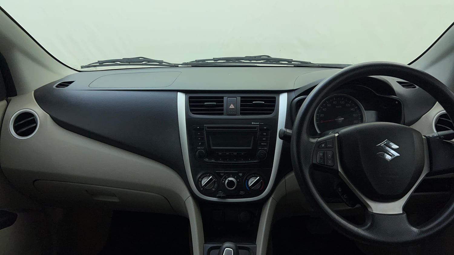 Used 2016 Maruti Suzuki Celerio ZXi AMT Petrol Automatic interior MUSIC SYSTEM & AC CONTROL VIEW