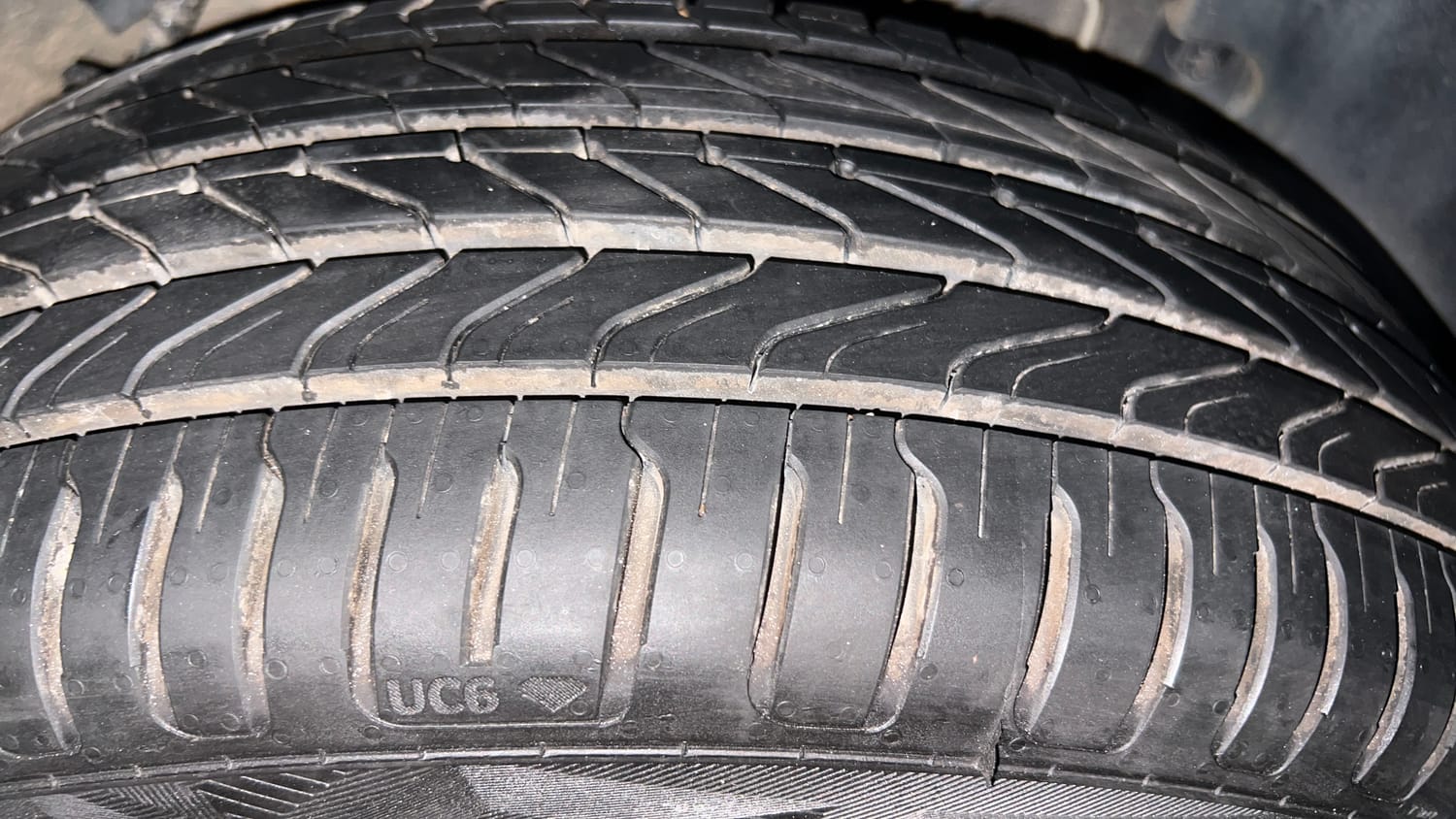 Used 2026 Tata Punch EV Empowered Plus S long Range 7.2 Fast Charger Electric Automatic tyres LEFT REAR TYRE TREAD VIEW