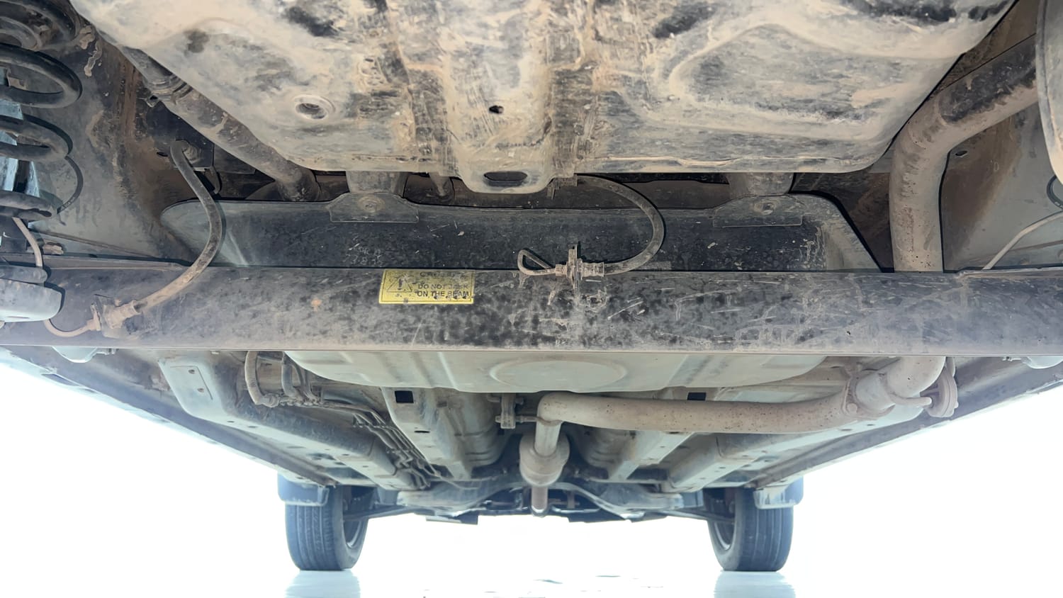 Used 2023 Tata Nexon Pure S 1.2 Revotron Petrol 6MT Petrol Manual extra REAR UNDERBODY VIEW (TAKEN FROM REAR)