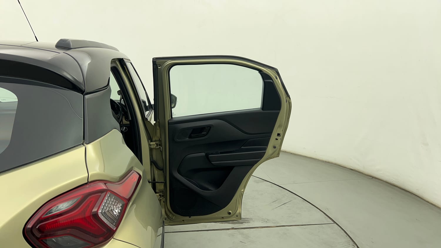Used 2022 Tata Punch Kaziranga Creative AMT Petrol Automatic interior RIGHT REAR DOOR OPEN VIEW