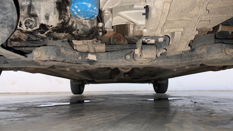 Used 2020 Hyundai Grand i10 Nios Sportz 1.2 Kappa VTVT Petrol Manual extra FRONT LEFT UNDERBODY VIEW
