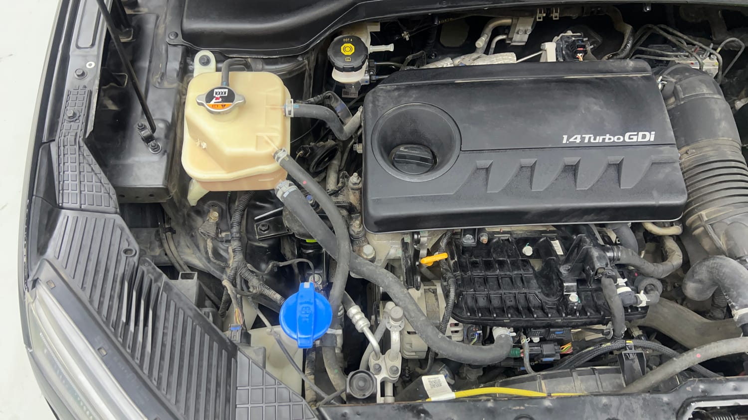 Used 2022 Hyundai Creta SX (O) 1.4 Turbo 7 DCT Petrol Automatic engine ENGINE RIGHT SIDE VIEW