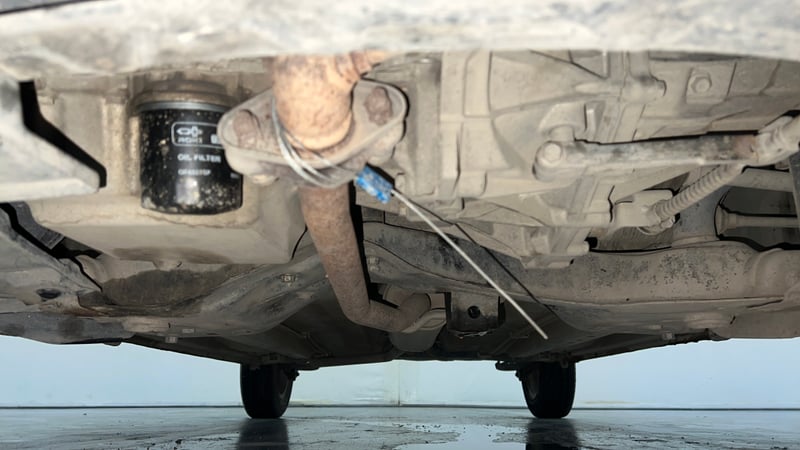 Used 2016 Maruti Suzuki Celerio ZXi Opt Petrol Manual extra FRONT LEFT UNDERBODY VIEW