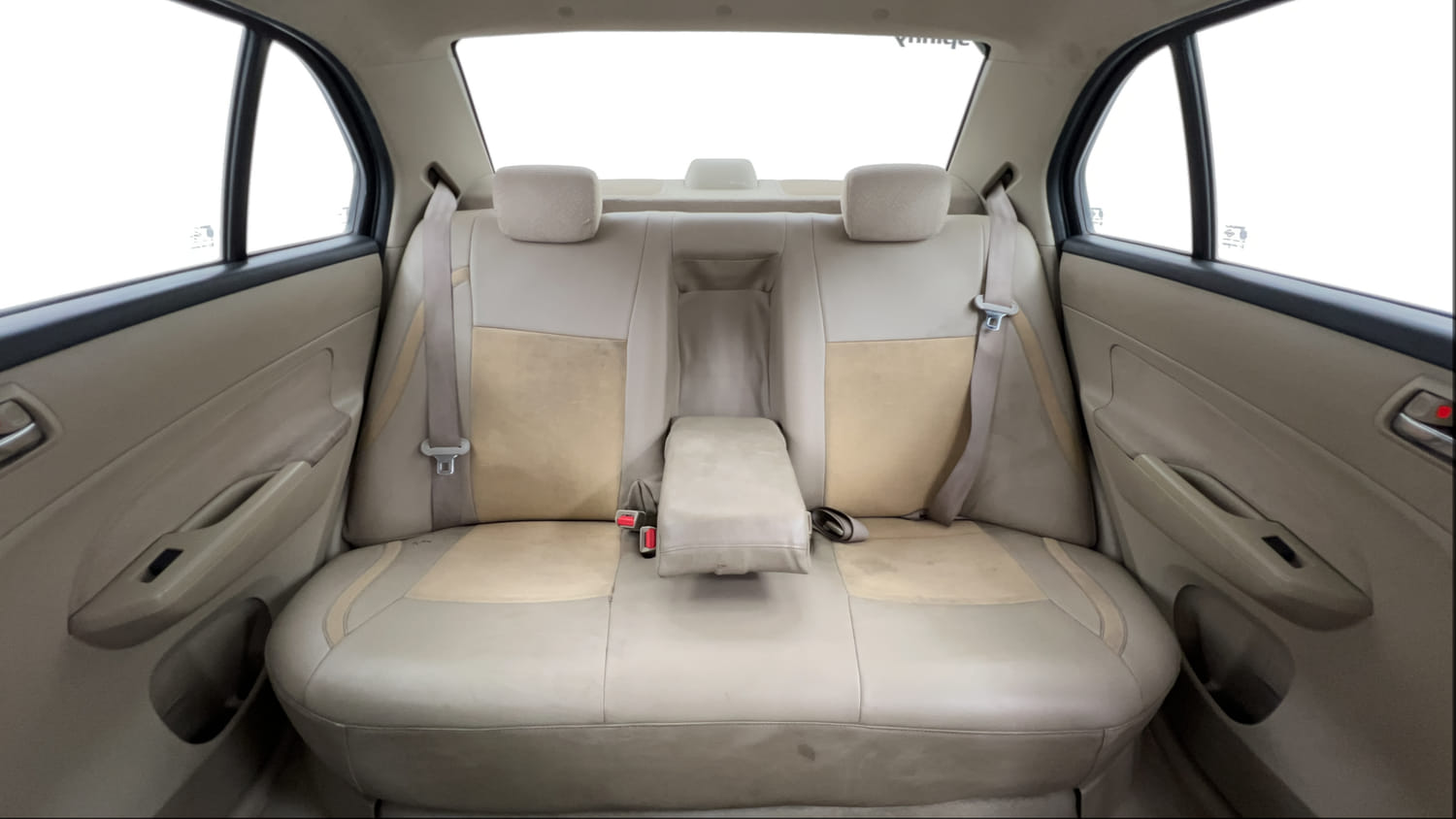 Used 2012 Maruti Suzuki Swift Dzire VXI Petrol Manual interior REAR SEAT CONDITION VIEW