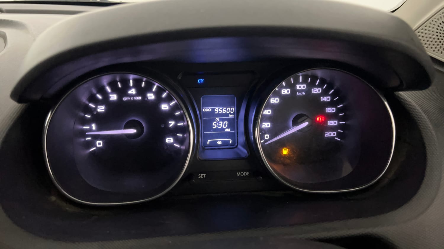 Used 2019 Tata Tigor Revotron XZ+ Petrol Manual interior CLUSTERMETER VIEW