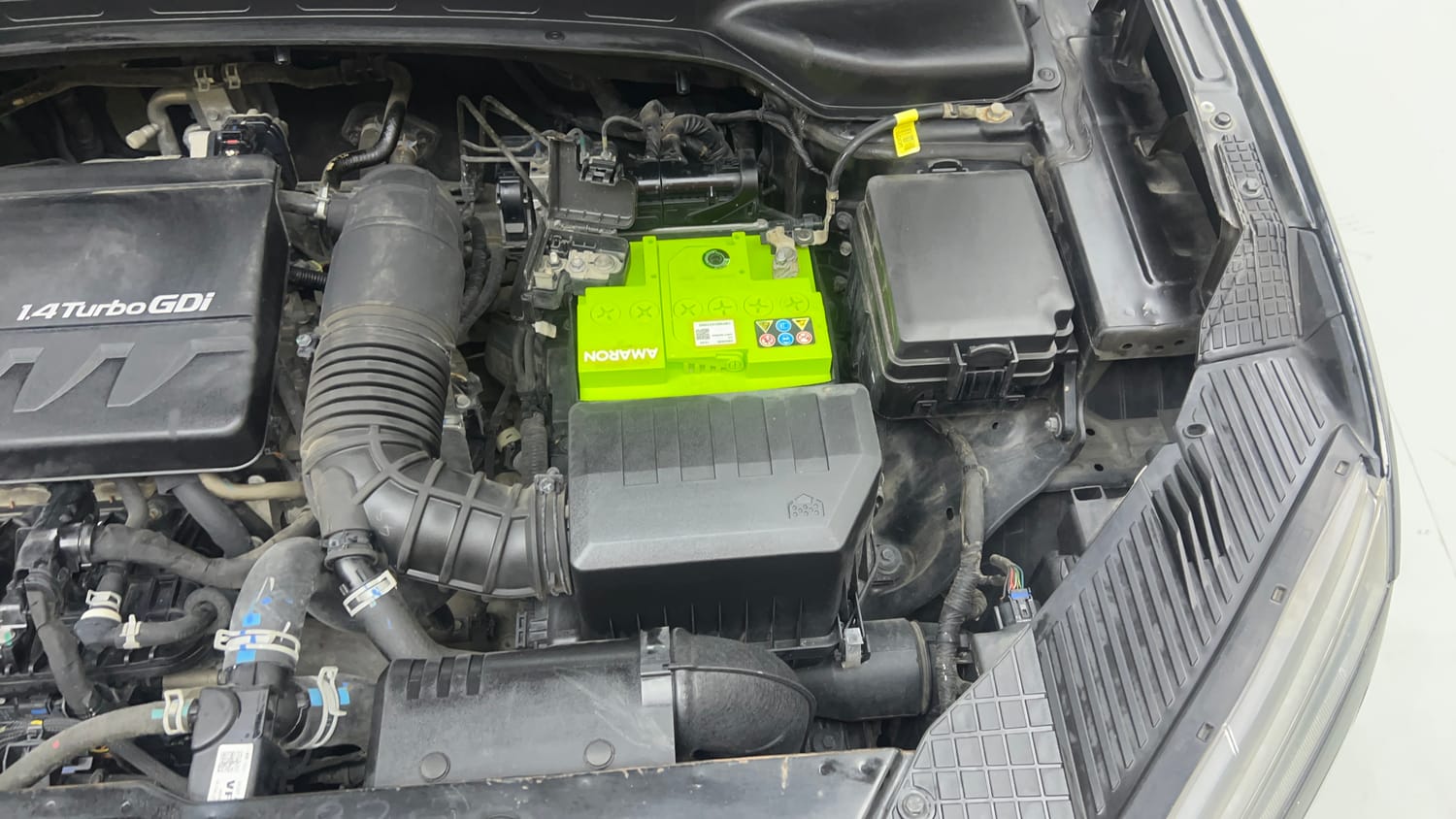Used 2022 Hyundai Creta SX (O) 1.4 Turbo 7 DCT Petrol Automatic engine ENGINE LEFT SIDE VIEW