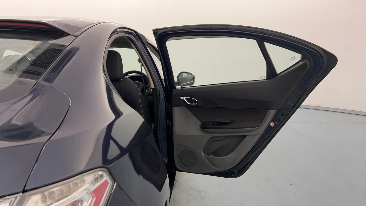 Used 2019 Tata Tigor Revotron XZ+ Petrol Manual interior RIGHT REAR DOOR OPEN VIEW