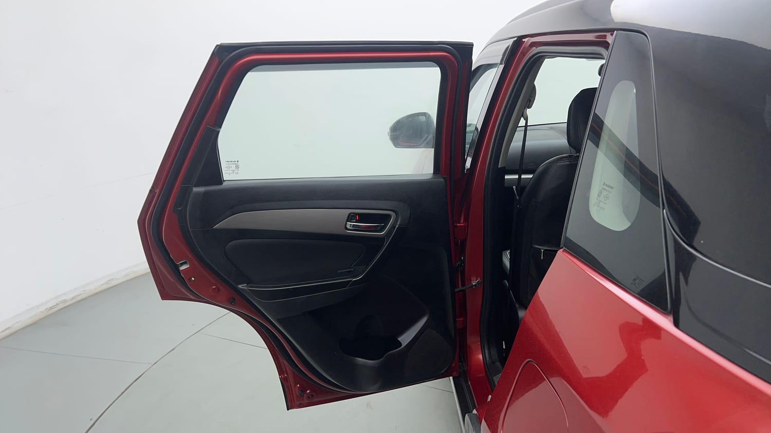 Used 2018 Maruti Suzuki Vitara Brezza ZDI Plus  Dual Tone Diesel Manual interior LEFT REAR DOOR OPEN VIEW