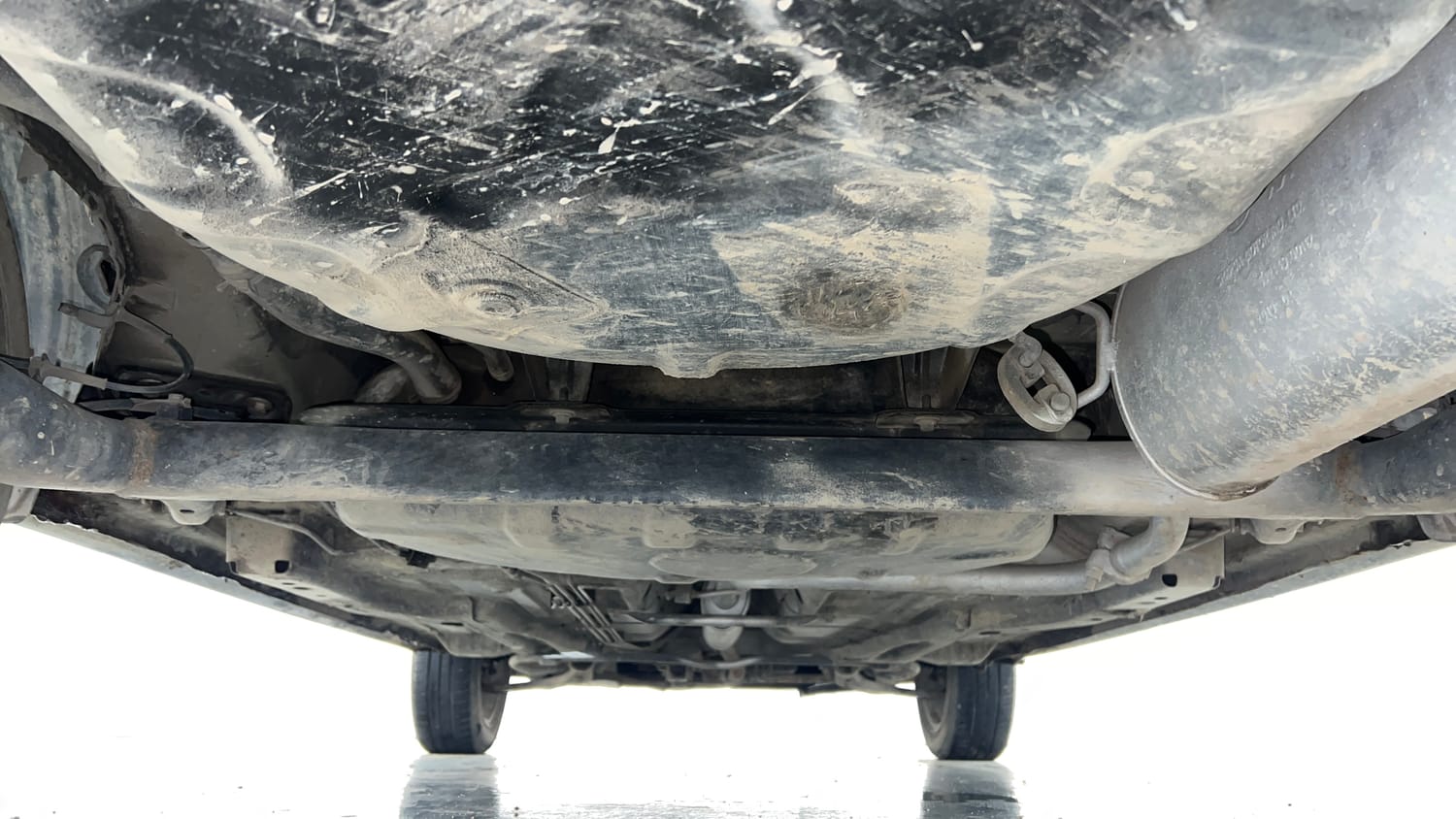 Used 2019 Tata Tigor Revotron XZ+ Petrol Manual extra REAR UNDERBODY VIEW (TAKEN FROM REAR)