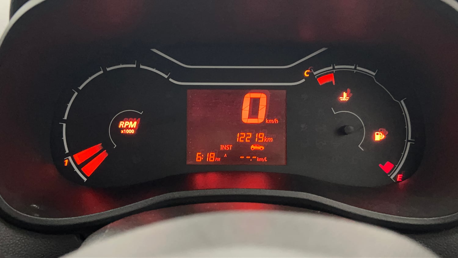 Used 2022 Renault Kwid RXL (O) 0.8 Petrol Manual interior CLUSTERMETER VIEW