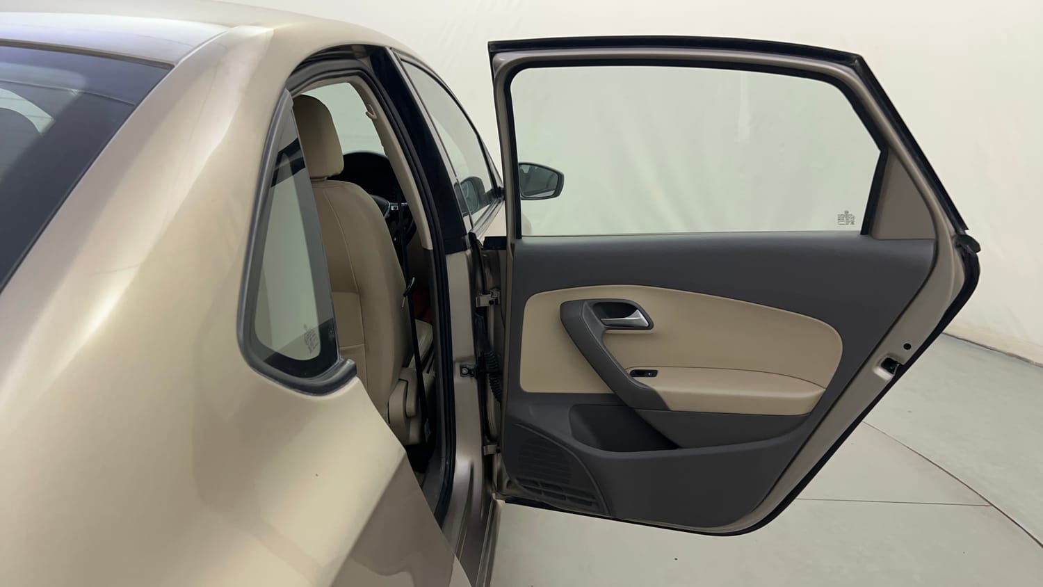 Used 2016 Volkswagen Vento Highline Petrol AT Petrol Automatic interior RIGHT REAR DOOR OPEN VIEW