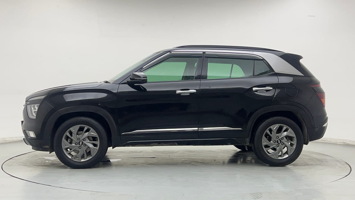 Used 2022 Hyundai Creta SX (O) 1.4 Turbo 7 DCT Petrol Automatic exterior LEFT SIDE VIEW