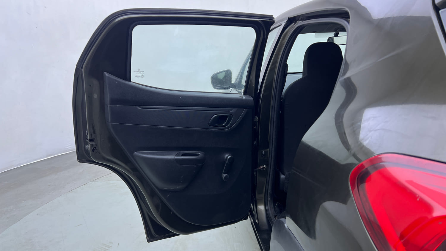 Used 2017 Renault Kwid 1.0 RXT Petrol Manual interior LEFT REAR DOOR OPEN VIEW