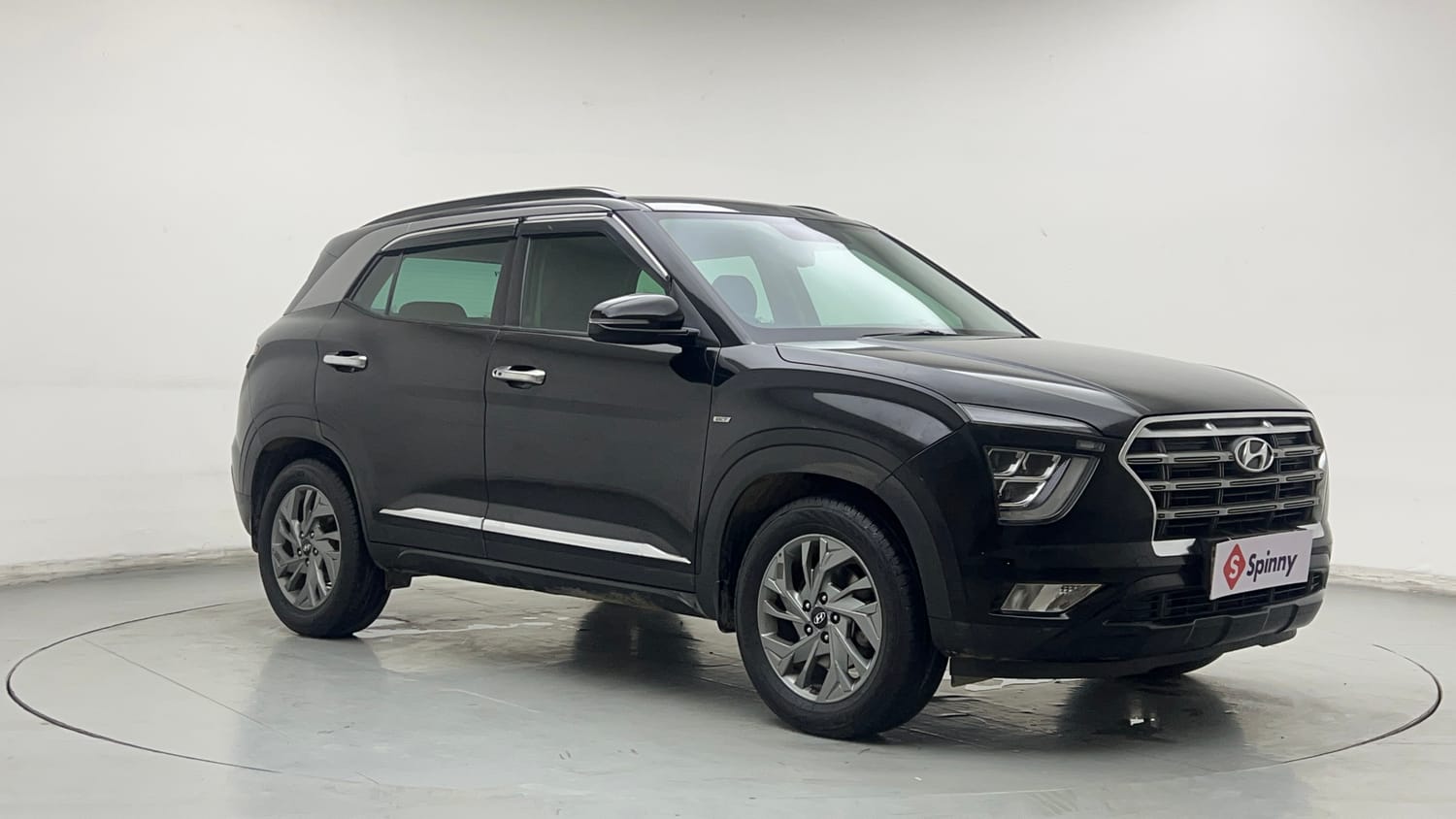 Used 2022 Hyundai Creta SX (O) 1.4 Turbo 7 DCT Petrol Automatic exterior RIGHT FRONT CORNER VIEW