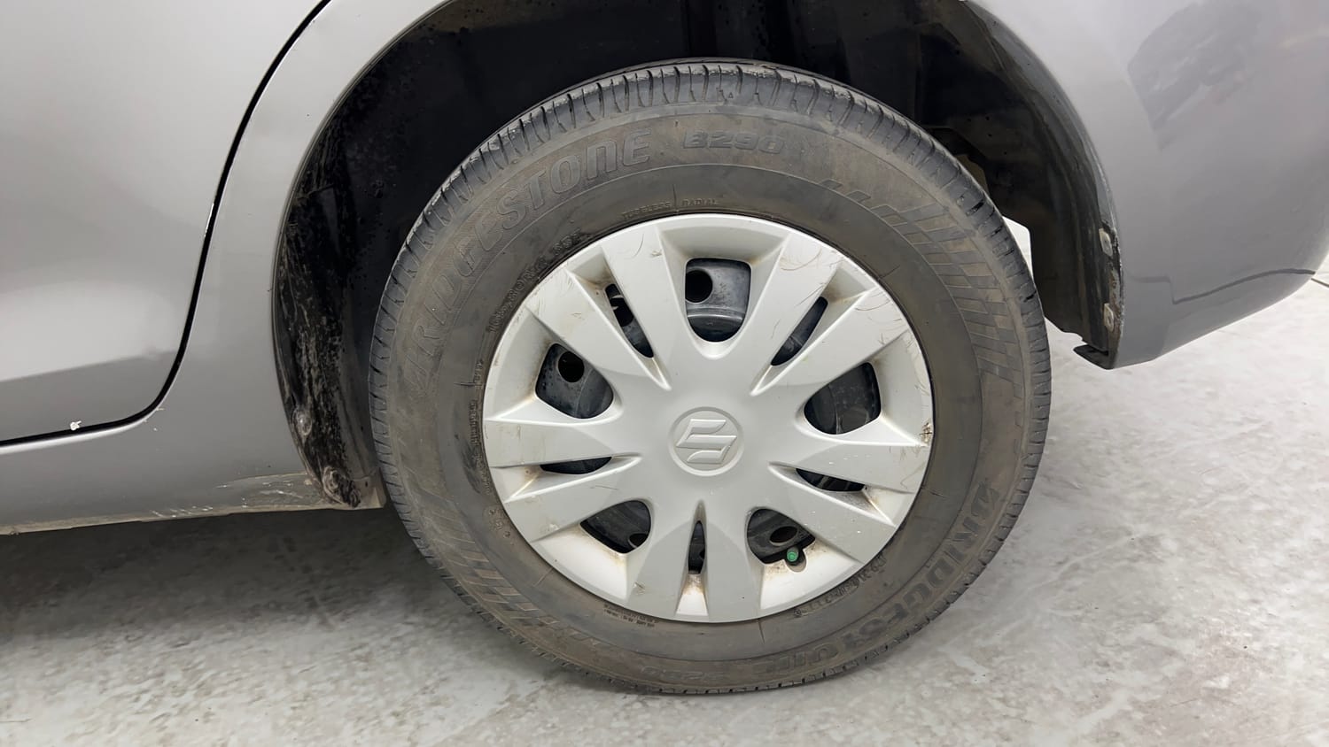 Used 2012 Maruti Suzuki Swift Dzire VXI Petrol Manual tyres LEFT REAR TYRE RIM VIEW