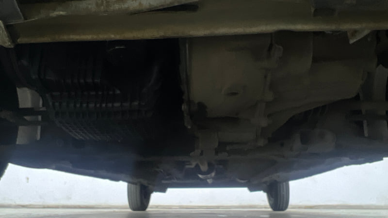 Used 2018 Renault Kwid 1.0 RXT AMT Petrol Automatic extra FRONT LEFT UNDERBODY VIEW
