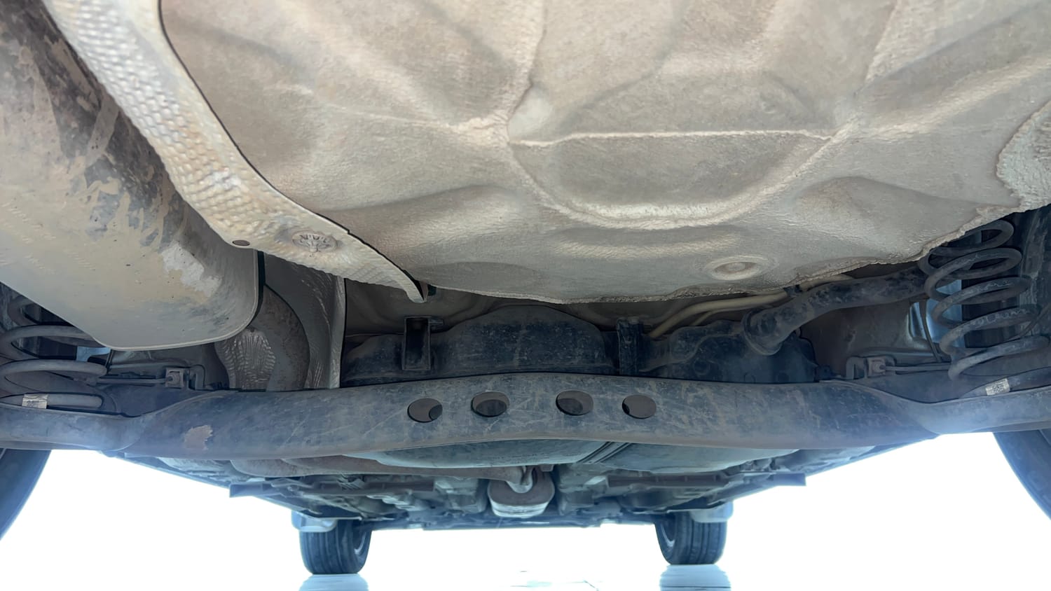 Used 2023 Skoda Slavia Style 1.5L TSI DSG Petrol Automatic extra REAR UNDERBODY VIEW (TAKEN FROM REAR)