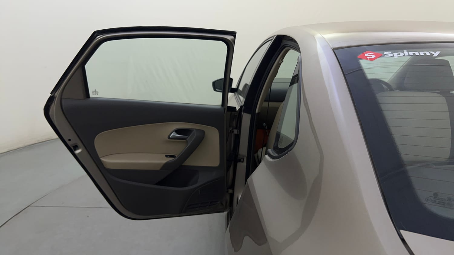 Used 2016 Volkswagen Vento Highline Petrol AT Petrol Automatic interior LEFT REAR DOOR OPEN VIEW