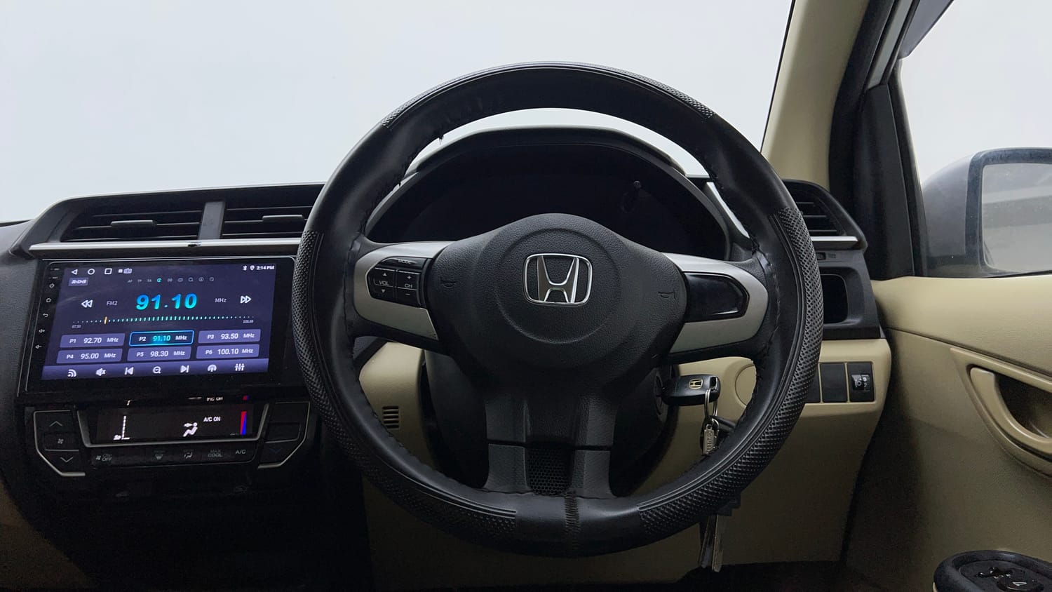 Used 2016 Honda Amaze 1.2 S i-VTEC Petrol Manual interior STEERING VIEW
