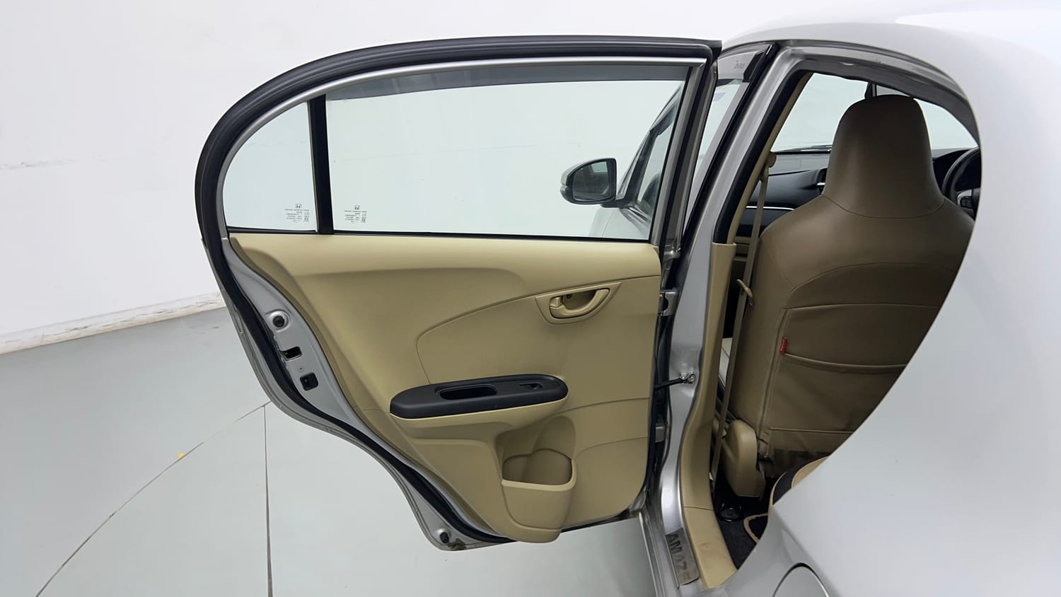 Used 2016 Honda Amaze 1.2 S i-VTEC Petrol Manual interior LEFT REAR DOOR OPEN VIEW