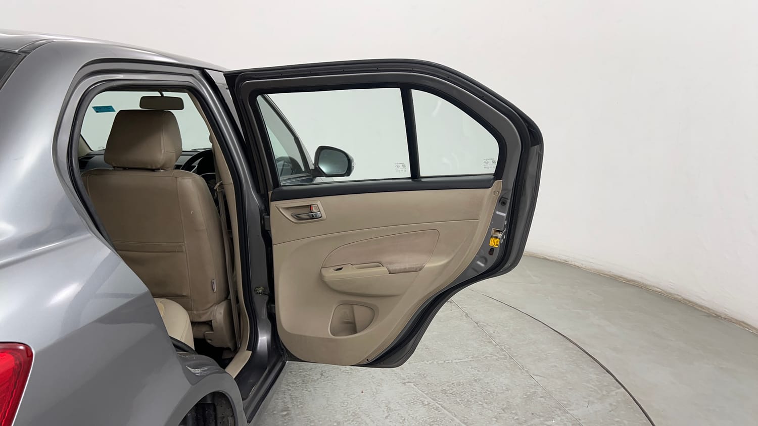 Used 2012 Maruti Suzuki Swift Dzire VXI Petrol Manual interior RIGHT REAR DOOR OPEN VIEW