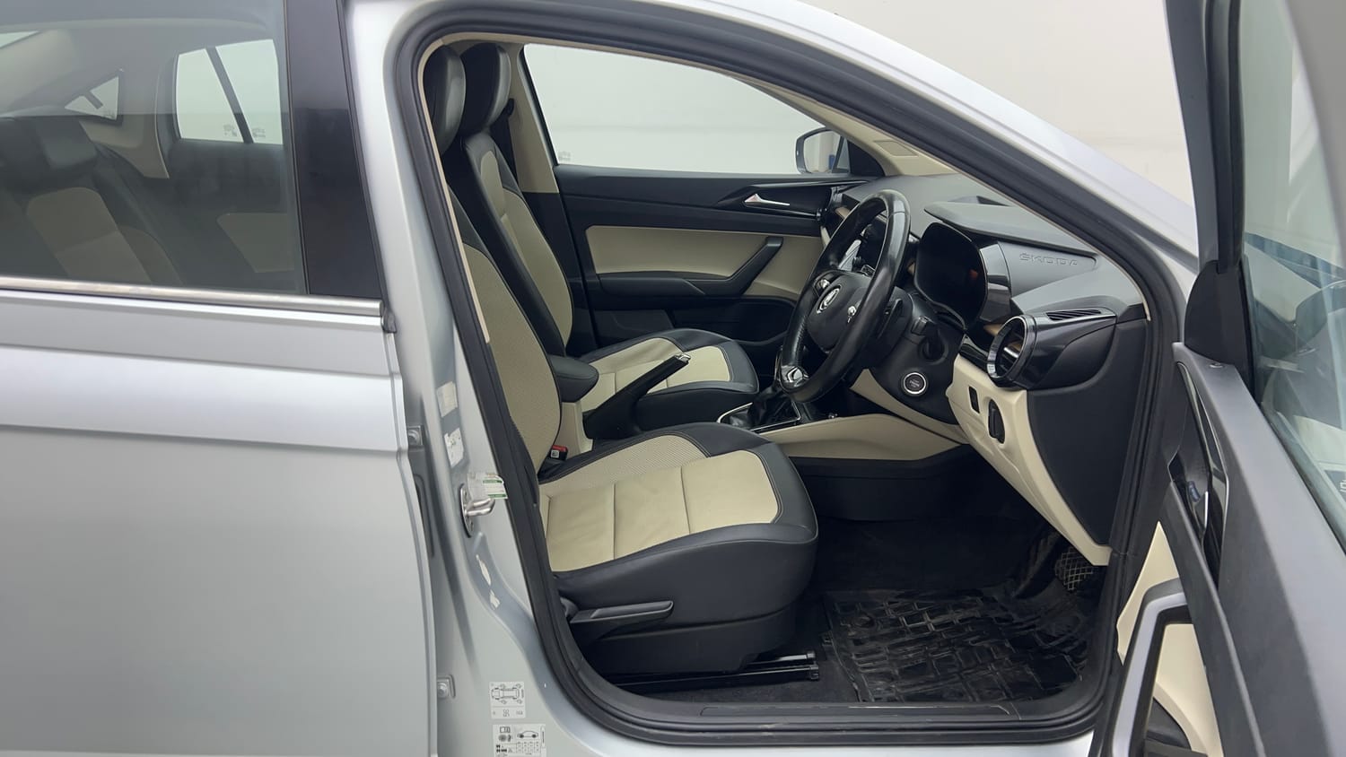 Used 2023 Skoda Slavia Style 1.5L TSI DSG Petrol Automatic interior RIGHT SIDE FRONT DOOR CABIN VIEW