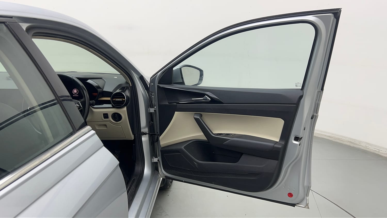 Used 2023 Skoda Slavia Style 1.5L TSI DSG Petrol Automatic interior RIGHT FRONT DOOR OPEN VIEW