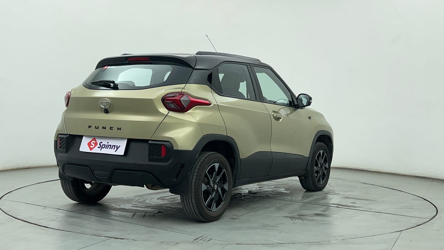 Used 2022 Tata Punch Kaziranga Creative AMT Petrol Automatic exterior RIGHT REAR CORNER VIEW