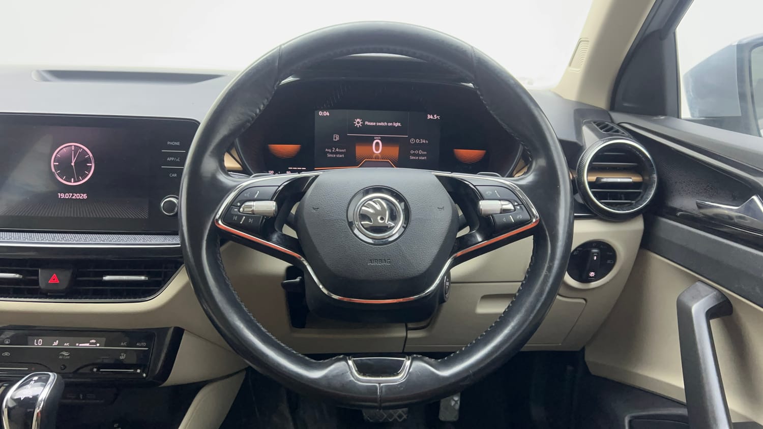 Used 2023 Skoda Slavia Style 1.5L TSI DSG Petrol Automatic interior STEERING VIEW