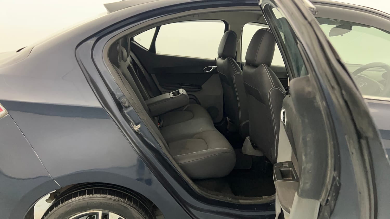 Used 2019 Tata Tigor Revotron XZ+ Petrol Manual interior RIGHT SIDE REAR DOOR CABIN VIEW