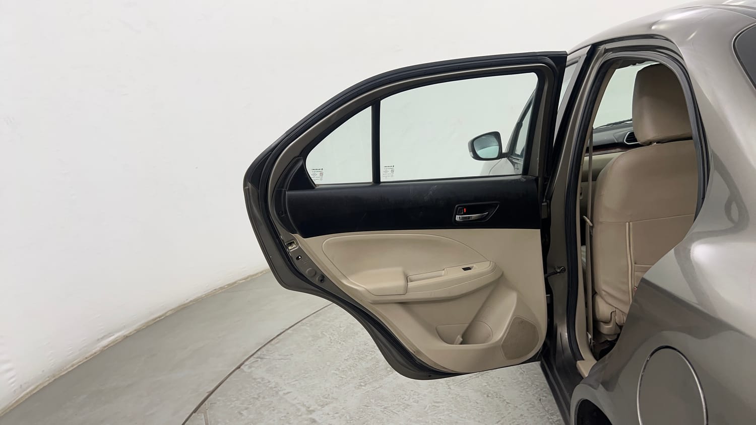Used 2018 Maruti Suzuki Dzire VDi AMT Diesel Automatic interior LEFT REAR DOOR OPEN VIEW