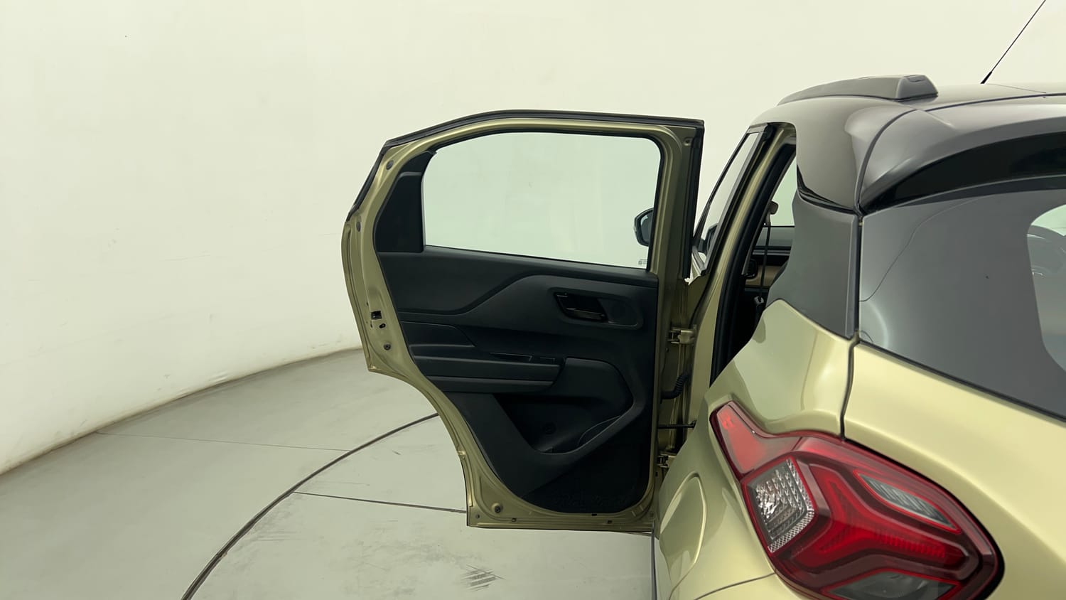 Used 2022 Tata Punch Kaziranga Creative AMT Petrol Automatic interior LEFT REAR DOOR OPEN VIEW