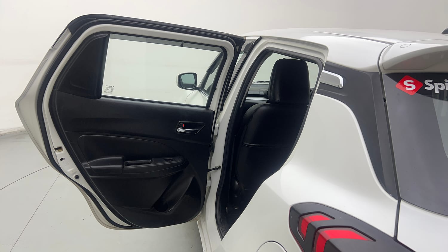 Used 2022 Maruti Suzuki Swift VXi Petrol Manual interior LEFT REAR DOOR OPEN VIEW