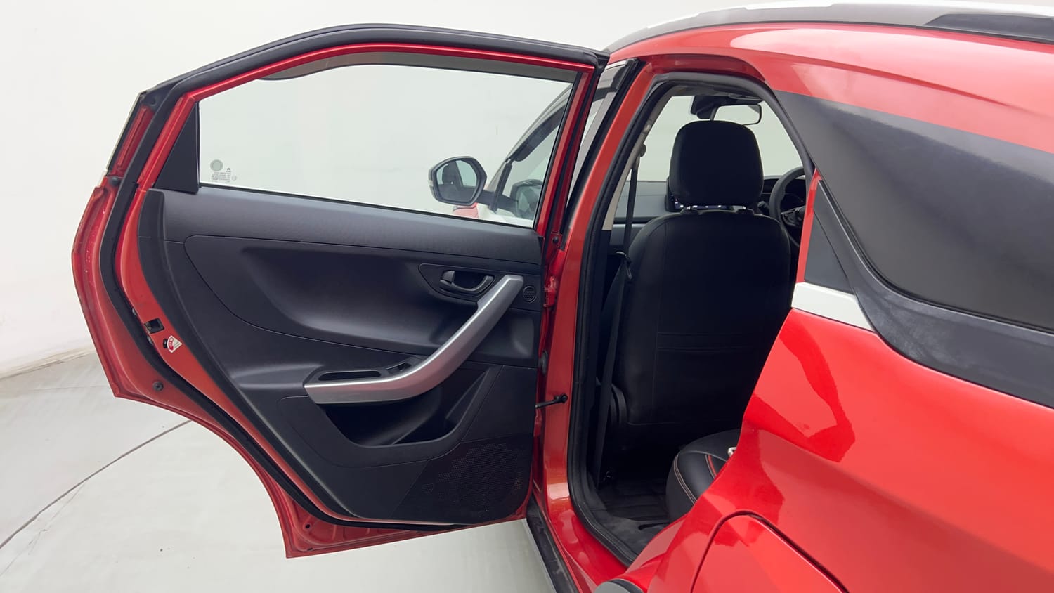 Used 2022 Tata Nexon XMA (S) Petrol Automatic interior LEFT REAR DOOR OPEN VIEW