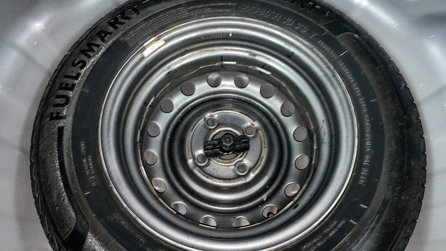 Used 2019 Hyundai Santro Sportz Petrol Manual tyres SPARE TYRE VIEW