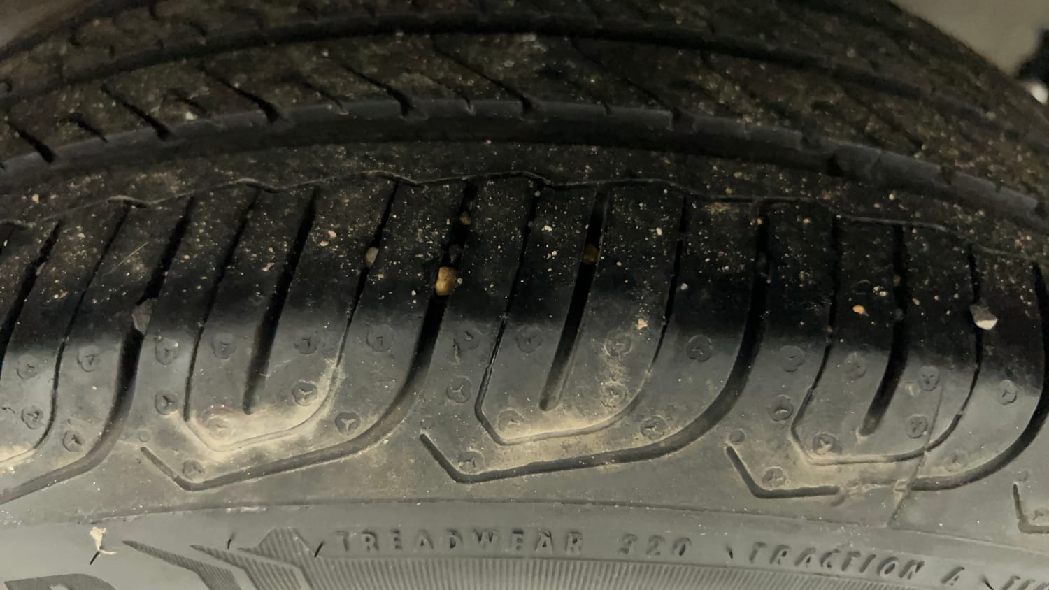 Used 2022 Honda City V Petrol+cng (Outside Fitted) Cng Manual tyres LEFT REAR TYRE TREAD VIEW
