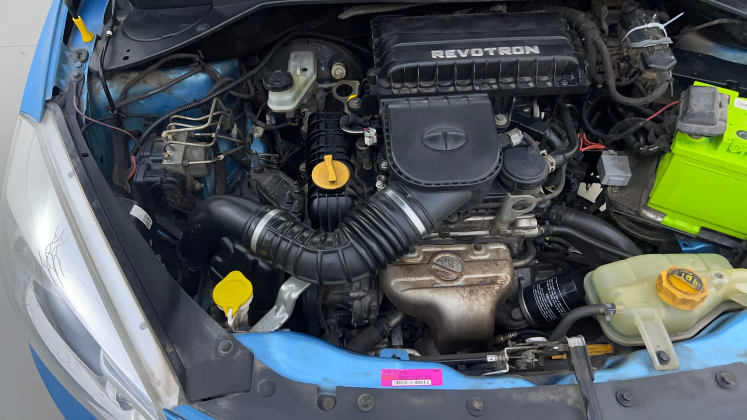 Used 2017 Tata Tiago Revotron XZ Petrol Manual engine ENGINE RIGHT SIDE VIEW