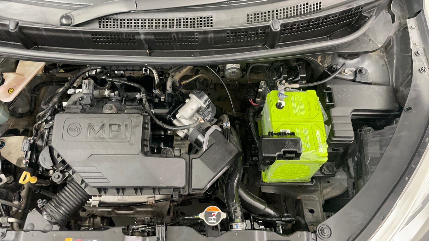 Used 2019 Hyundai Santro Sportz Petrol Manual engine ENGINE LEFT SIDE VIEW