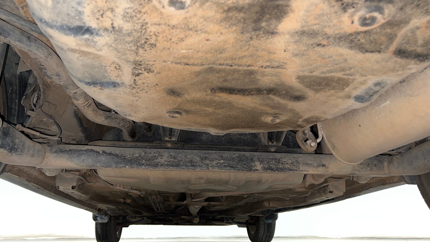 Used 2017 Tata Tigor Revotorq XZ Diesel Manual extra REAR UNDERBODY VIEW (TAKEN FROM REAR)