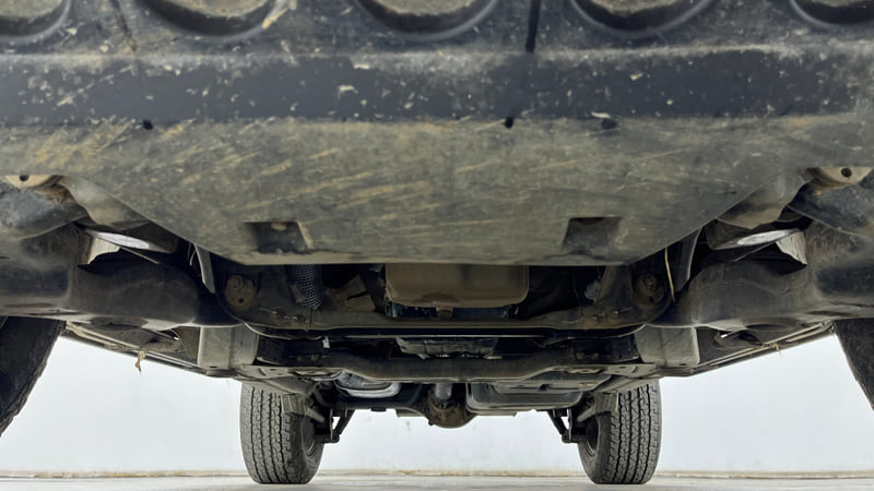 Used 2023 Mahindra Thar LX Hard Top Petrol AT RWD Petrol Automatic extra FRONT LEFT UNDERBODY VIEW