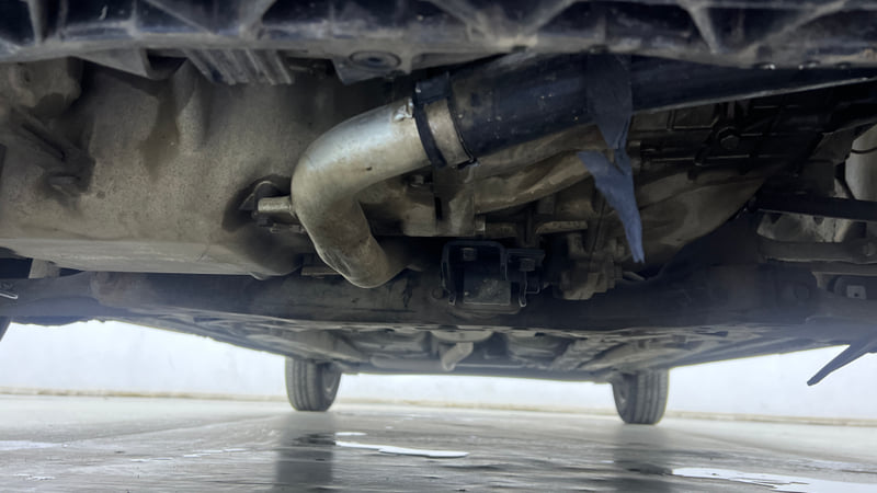 Used 2015 Hyundai Xcent S 1.1 CRDi (O) Diesel Manual extra FRONT LEFT UNDERBODY VIEW