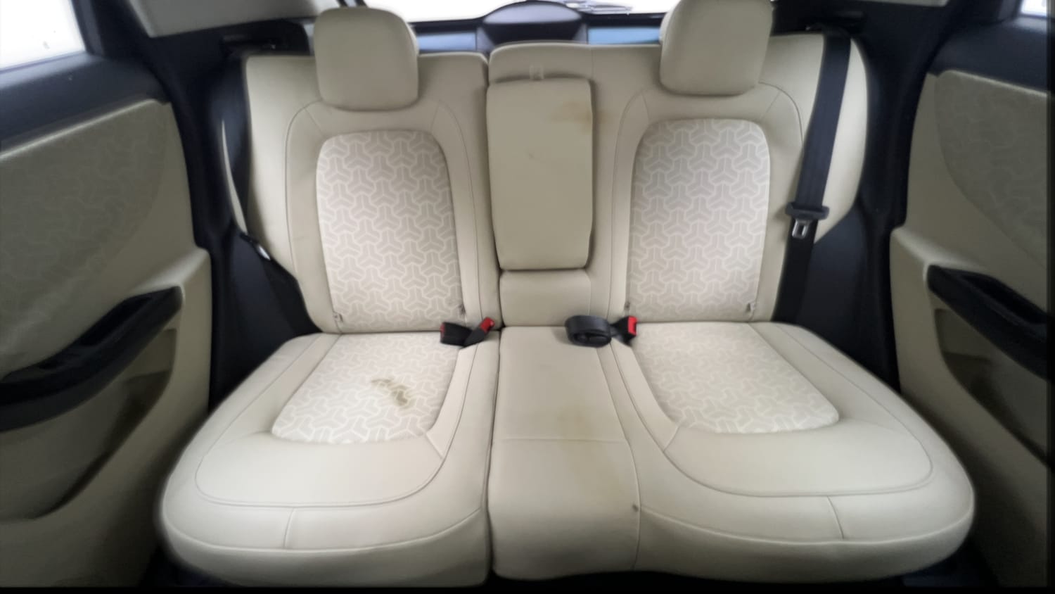 Used 2022 Tata Nexon EV Prime XZ Plus LUX Electric Automatic interior REAR SEAT CONDITION VIEW