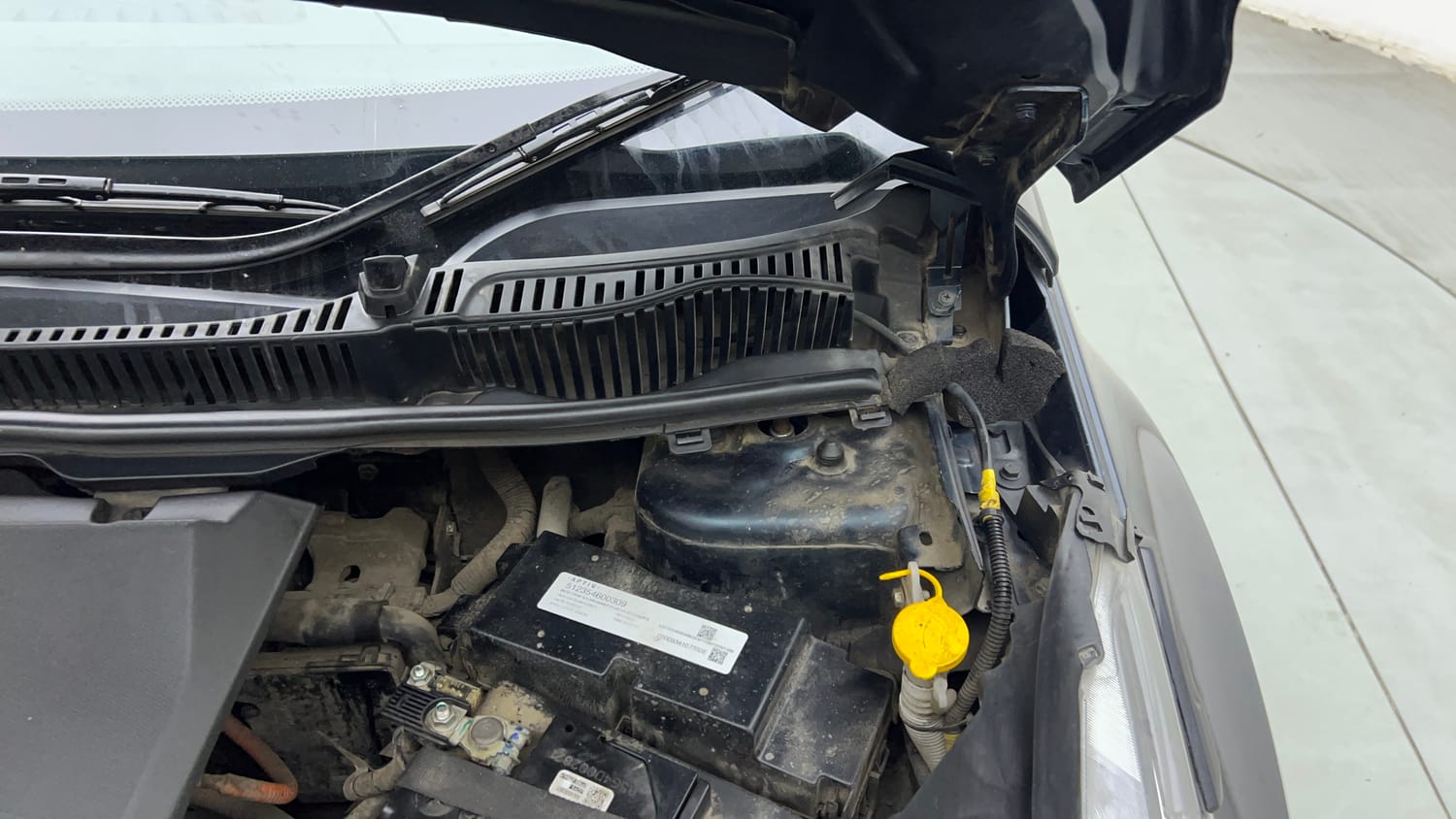 Used 2022 Tata Nexon EV Prime XZ Plus LUX Electric Automatic engine ENGINE LEFT SIDE HINGE & APRON VIEW