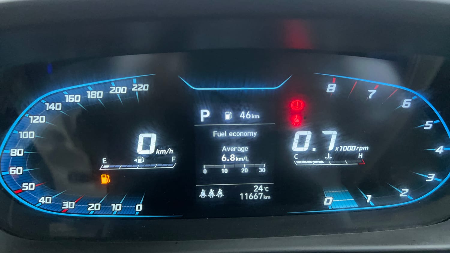 Used 2025 Hyundai New i20 Asta (O) 1.2 IVT Petrol Automatic interior CLUSTERMETER VIEW